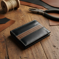 Zauray Noir Stride Bifold Wallet – Contrast Edition