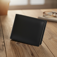 Zauray Obsidian Bifold Wallet – Zip Edition