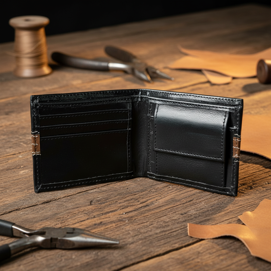 Zauray Noir Stride Bifold Wallet – Contrast Edition