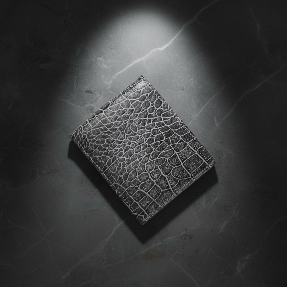 Zauray Croco Luxe Bifold Wallet – Original Leather