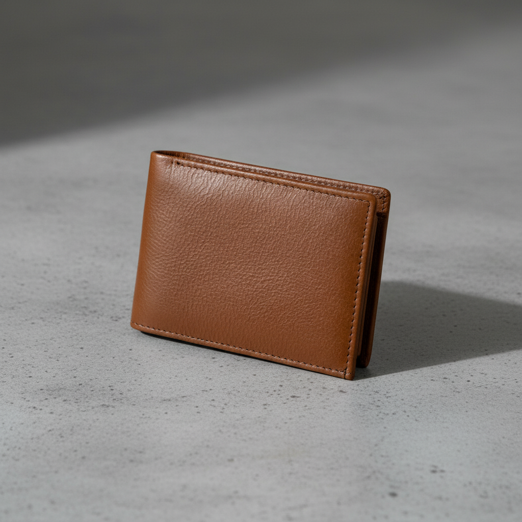 Zauray DualTone Bifold Wallet – Brown & Blue Edition