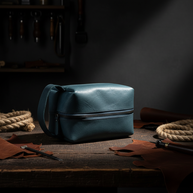 Zauray Premium Leather Dopp Kit – Travel Toiletry Bag