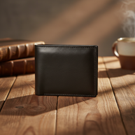 Zauray Obsidian Bifold Wallet – Zip Edition